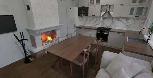 Кухня-гостиная 30,24 м²